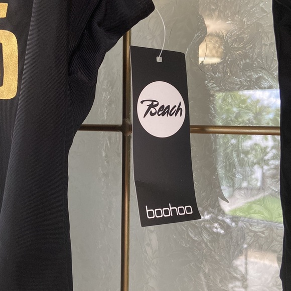 BOOHOO Bride squad one piece swimsuit - Picture 2 of 2